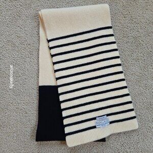NWOT Mackie Wool Scarf Ribbed Striped Scotland